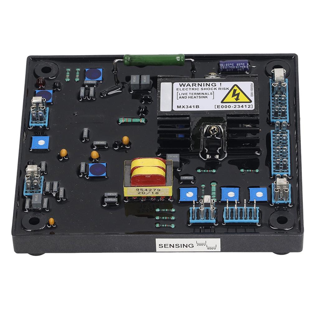 Automatic Voltage Regulator 2 Phase MX341B ABS Voltage Regulation Module for Generator AC170‑220V