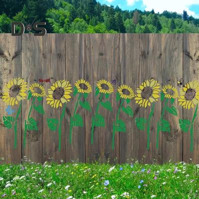 Шаблоны для украшения забора. Натуральные стебли цветов с формами листьев. Шаблоны-трафареты. Проекты «сделай сам». Шаблоны для рисования.