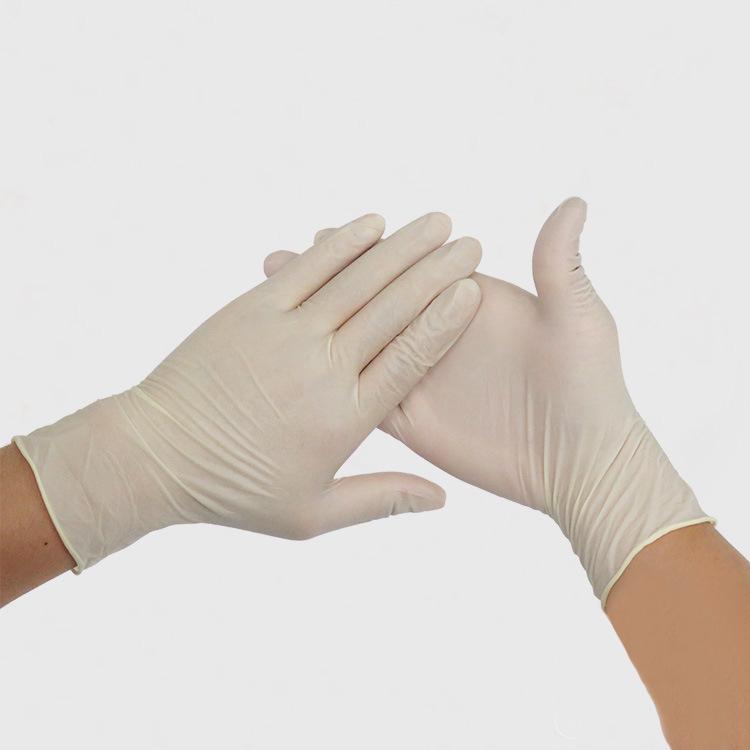 Latex Protective Gloves for Food Industry and Inspection - Durable, Thick Rubber, Disposable