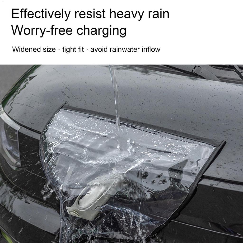 Крышка разъема зарядного устройства для электромобиля Универсальная Наружная Защита от дождя Аксессуары для электромобилей Пылезащитная Всепогодная Защита