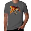 Bengal Tiger In Abstract Watercolour Tshirt Work Wear Simple Tee Shirt Tshirt
