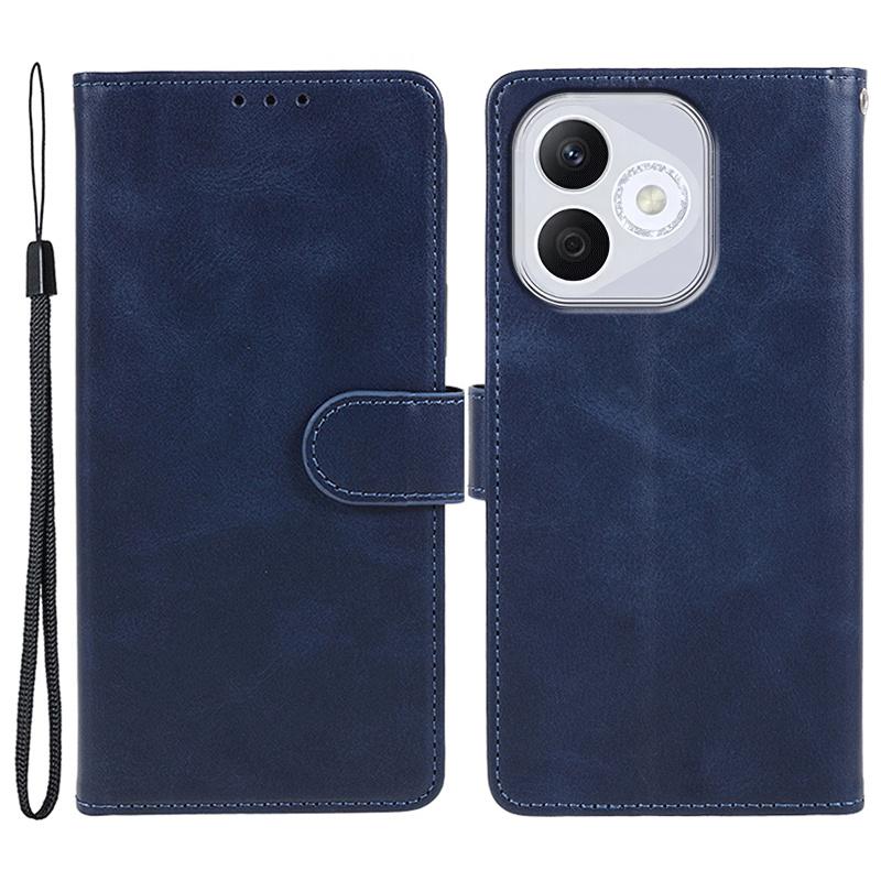 Чехол для Honor 400 Lite PU Кожаный Кошелек Защитный Чехол для Телефона Текстура Теленка