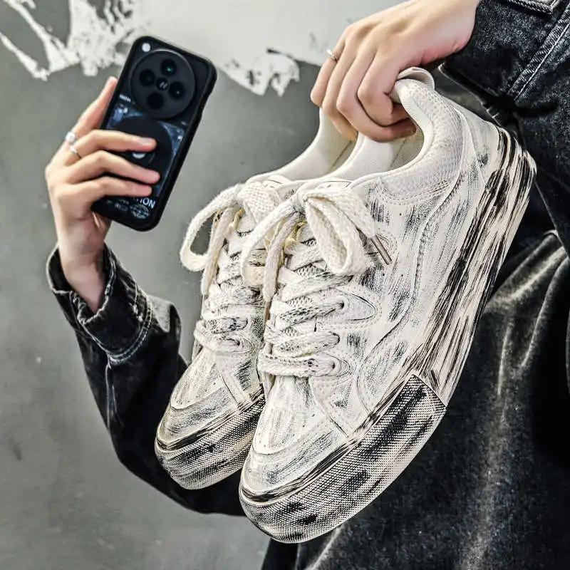 Plataform Platforme Original Brand Sneakers Tennis Fashion Shoes Man Flats Sport Teni Hyperbeast Vintage Sports-leisure