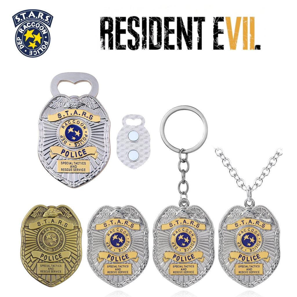 Брелок Resident Evil Raccoon City с значком орла и кулоном из сплава для фанатов