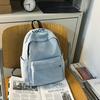 Schoolbag Hong Kong Style Lazy Denim School Bag American High School Student Large Capacity Backpack Junior High School Student Travel Backpack