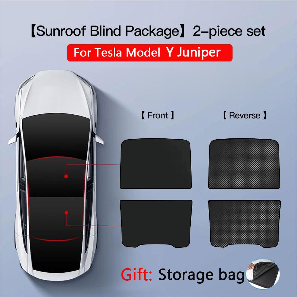 2 шт. Для Tesla Model 3/Y/3 Highland/Y Juniper Ледяная Ткань Пряжка Затеняющие Накладки на Стеклянную Крышу Передний и Задний Люк Солнцезащитный Козырек