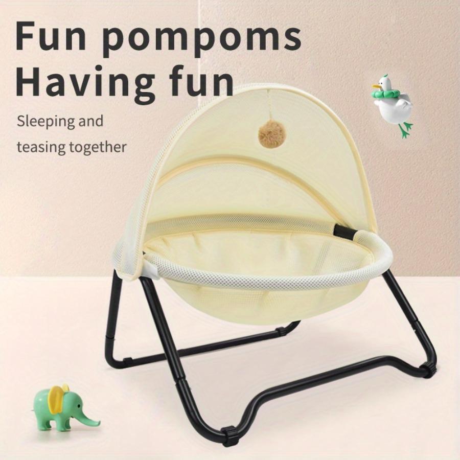 Кровать для кошек, поднимающаяся с земли, четырехсезонная будка для кошек, влагостойкая, дышащая, съемная, моющаяся, устойчивая к царапинам, износостойкая колыбель для домашних животных, гамак