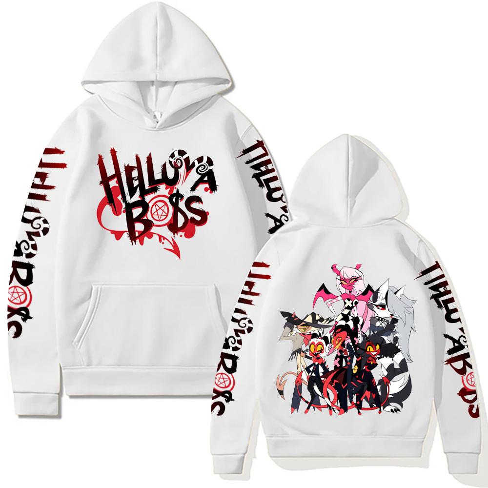 Helluva Boss Hoodies New Trends Y2k Aesthetic Anime Sweatshirt Unisex Loose Hip Hop Streetwear Vintage Harajuku Pullovers Casual
