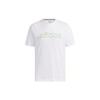 Neo Tie-Dye Logo Print Sports Crew Neck T-Shirt Men Tops White GP4876