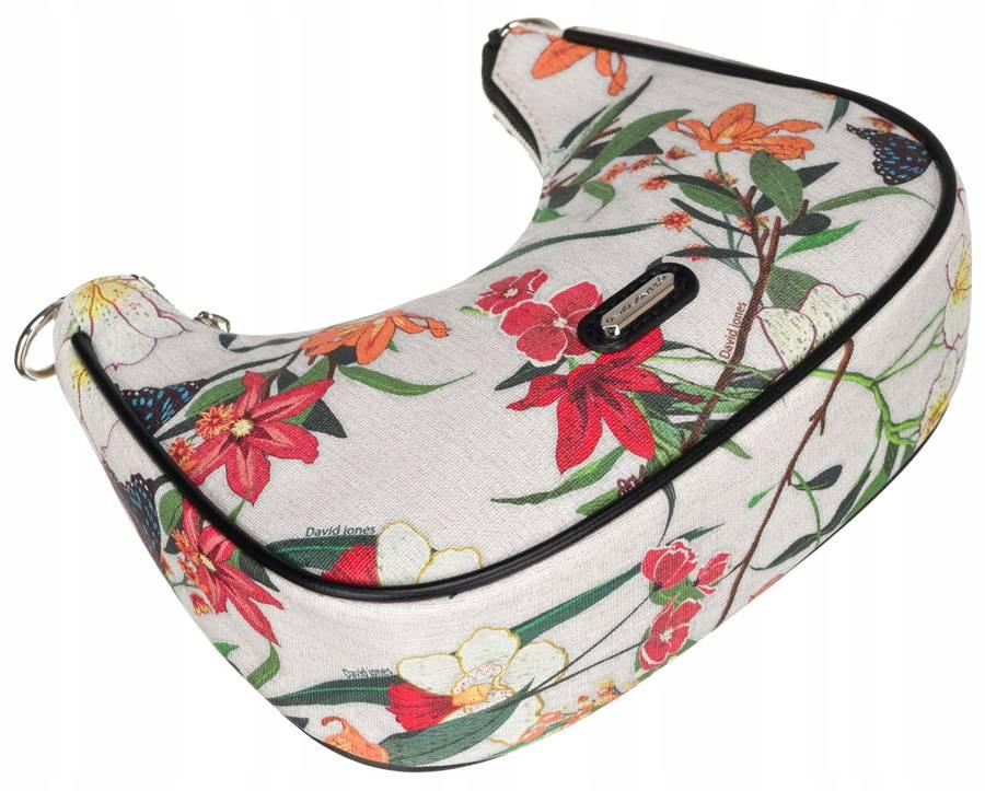 Women's floral eco-leather messenger bag - David Jones