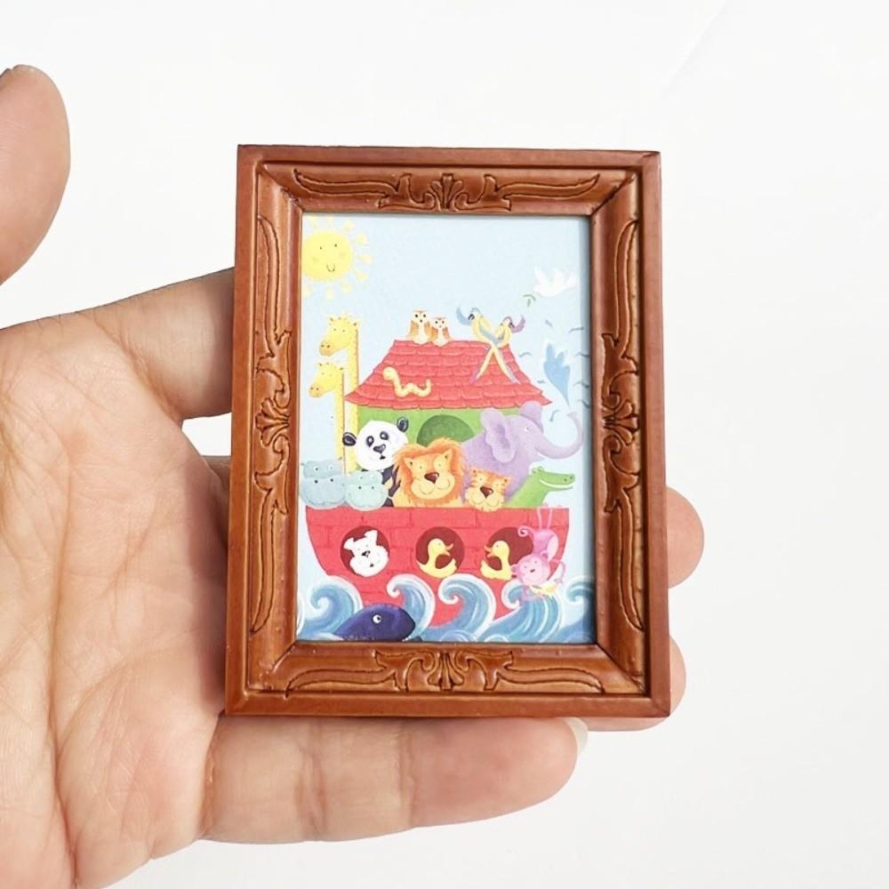 Mini Dollhouse Decor 1:12 Wall Decoration High Quality Oil Painting