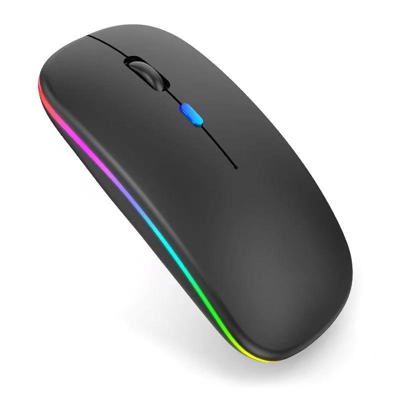 Ready to Ship Mouse Rgb Wireless Mouse Custom logo Personalized Inalambric Mouse Souris Sans Fil bluetooth Mouse