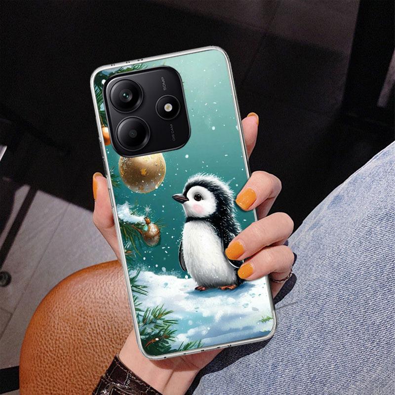 Christmas Penguin Phnoe Case for Phnoe Case for Xiaomi Redmi Note 15 14 14S 13 Pro Plus 12 12S 11S 11E 10S 10 11T 5G Unique Cove