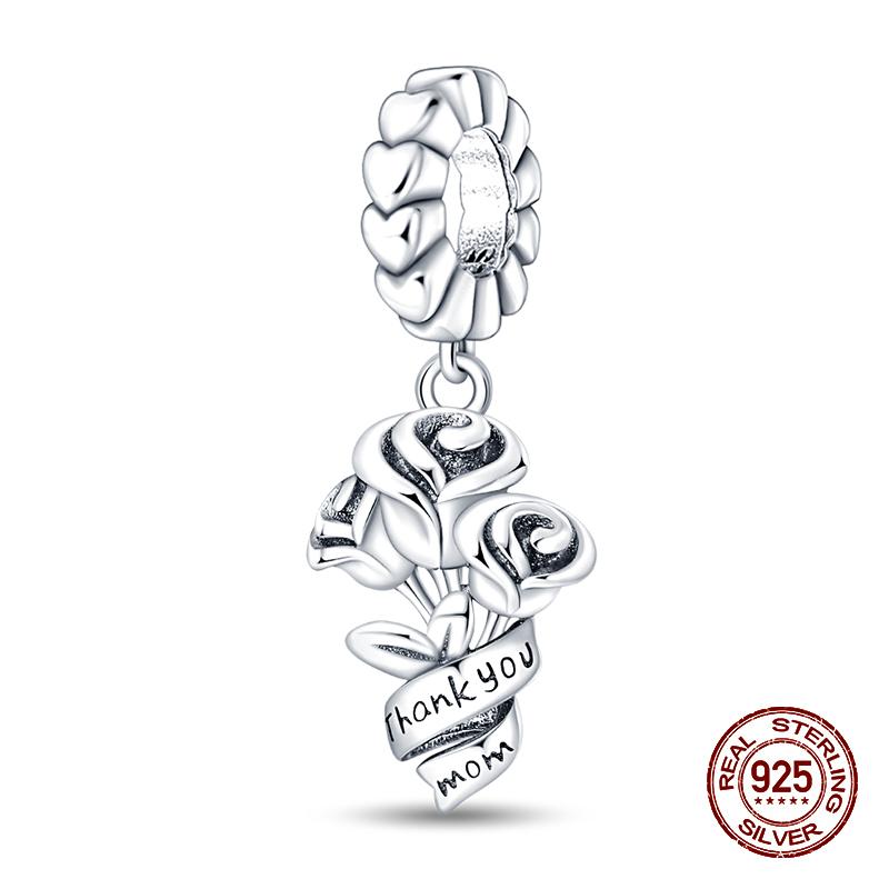 100% стерлингового серебра 925 пробы, лев, собака, слон, светлячок, кошка, дерево жизни, подвески в виде животных, подходят для оригинальных браслетов 925, ювелирные изделия своими руками