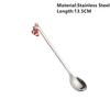 New Year 2021 Merry Christmas Stainless Steel Spoons Xmas Party Tableware Ornaments Christmas Decorations for Home Table Navidad Noel Gift AVE