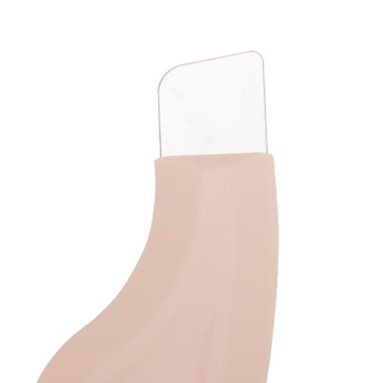 Силиконовый скребок для лица для глубокой очистки, удобный для путешествий, скраб для кожи, шпатель для лица, инструмент для удаления черных точек на носу для мужчин и женщин