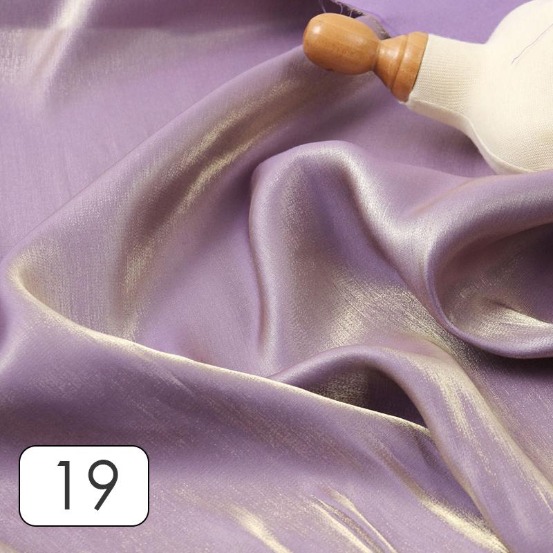 Цветная глазурь шелковый атлас градиентная ткань блестящая яркая шелковистая нежная атласная ткань для самостоятельного пошива свадебного платья рубашки материал