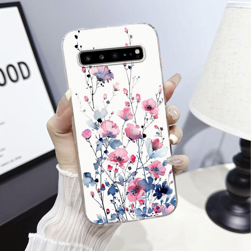 For Samsung S10 Plus S10 5G4G S10E Case Transparent Cover For Samsung Galaxy S10+ Marble Clear Soft Silicone Phone Case Fundas