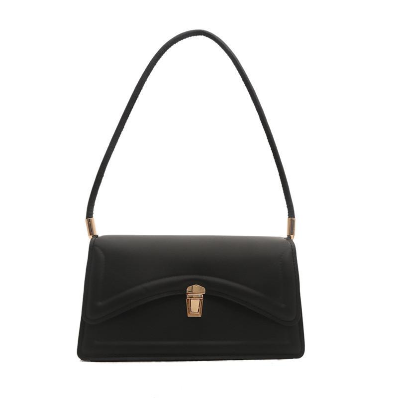 Stylish Retro Pu Leather Handbag Simple Chic Small Square Bag For Casual Outfits