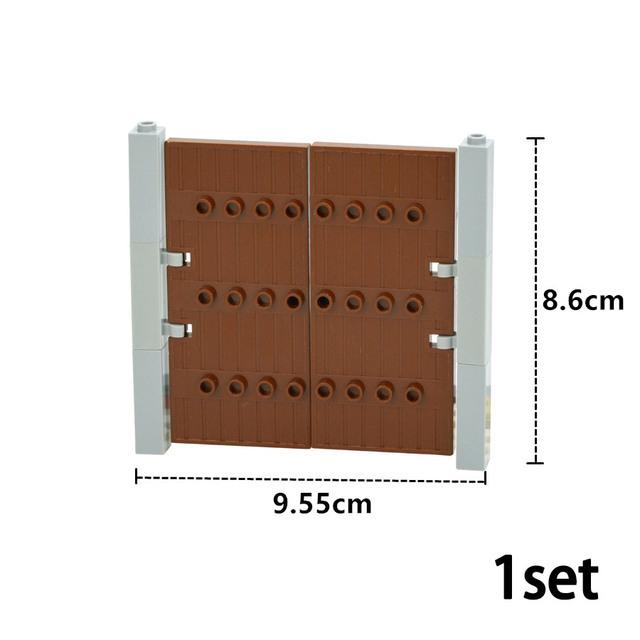 City Window Building Up Cubes Custom Build House Door Frame Glass Bricks Parts Fits 60594 60616 60621 60596 MOC Educational Tool Parts Fo