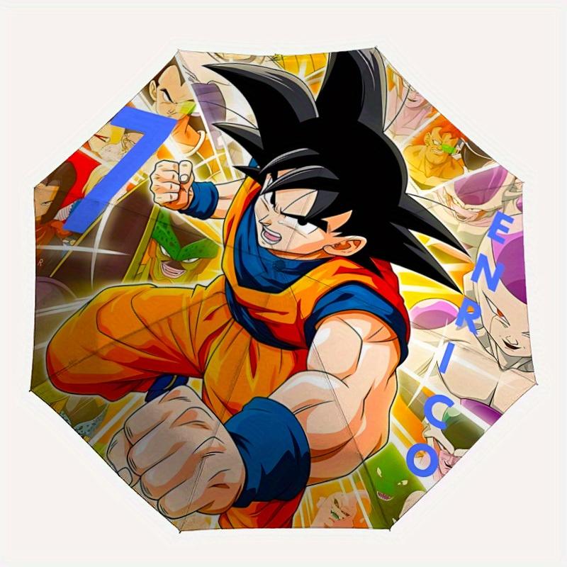 1pc Dragon Ball Z Automatic Umbrella 8-Bone Design Compact Gear for Outdoor Travel, Perfect Gift for Friends or Family yy280828144