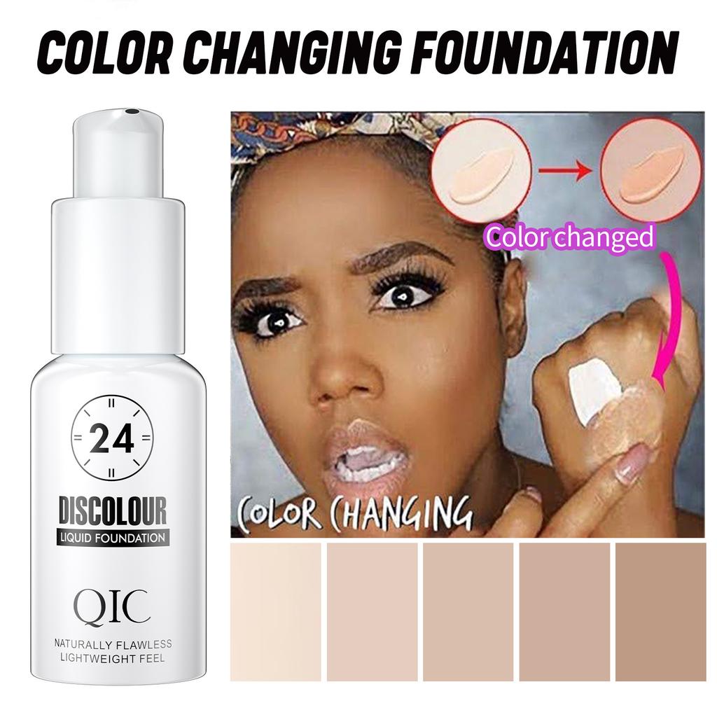 Liquid Foundation Concealer Does Not Take Off Makeup, Liquid Foundation Changes Color, Skin Tone Changes Temperature, Oil Control, Setting Foundation