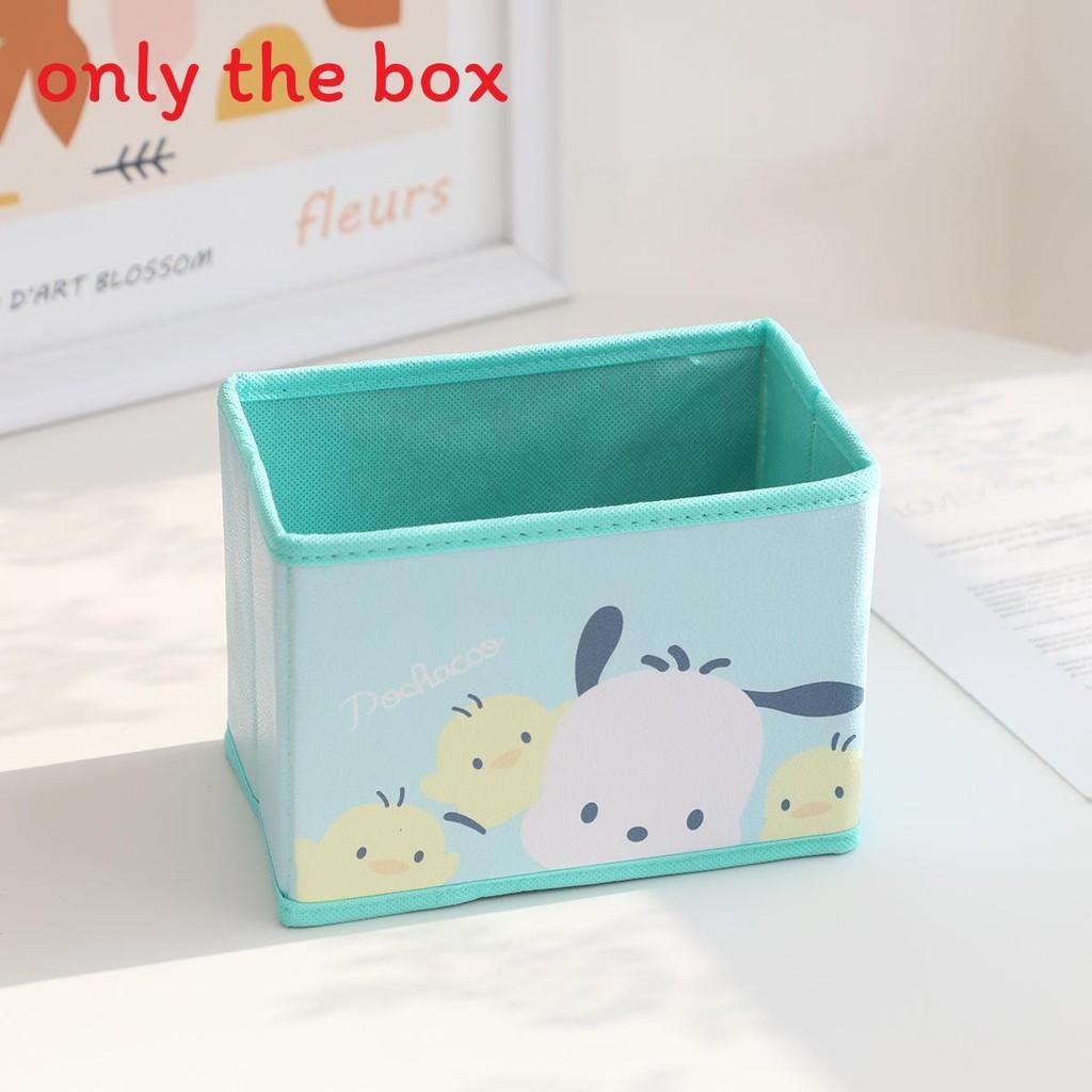 Hello Kitty Kuromi Cinnamoroll My Melody Узор Складной Настольный Органайзер для Хранения Косметики и Офисных Принадлежностей