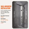 Shower Panel Tower System 6 Modes Hydroelectricity LED Stainless Steel