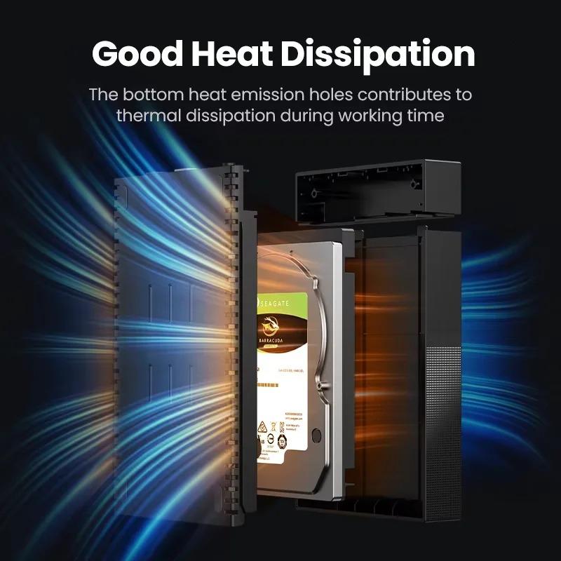 2,5/3,5-дюймовый корпус для жесткого диска USB3.0, корпус для жесткого диска SATA - USB 3.0, внешний жесткий диск, 10 ТБ, адаптер для ПК, ноутбука