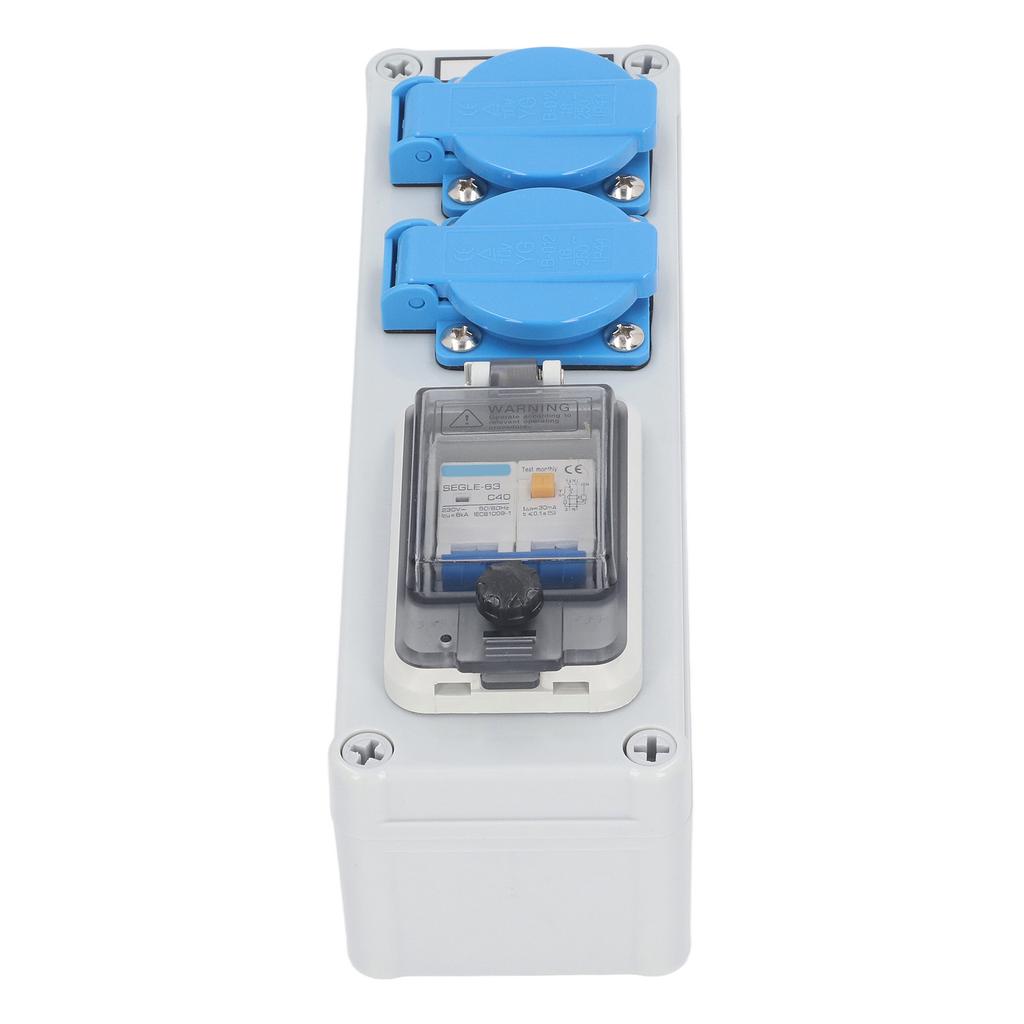 Распределитель мощности настенный 250 В 16 А RCBO RCD распределитель мощности двойного назначения с 230 В 40 А