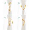 2-Pack Curtain Holdbacks Curtains Tiebacks Home Decorative Window Drape Twist TieBacks Random Modelling Curtain Holdbacks