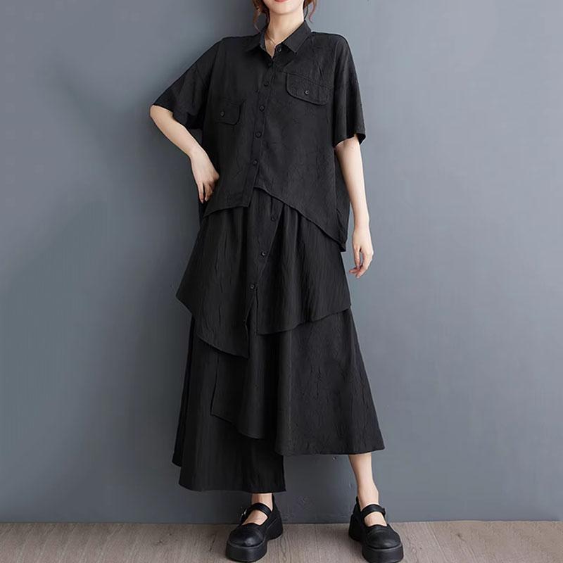 Xitao Однобортный комплект с нестандартными карманными пуговицами GYX1629