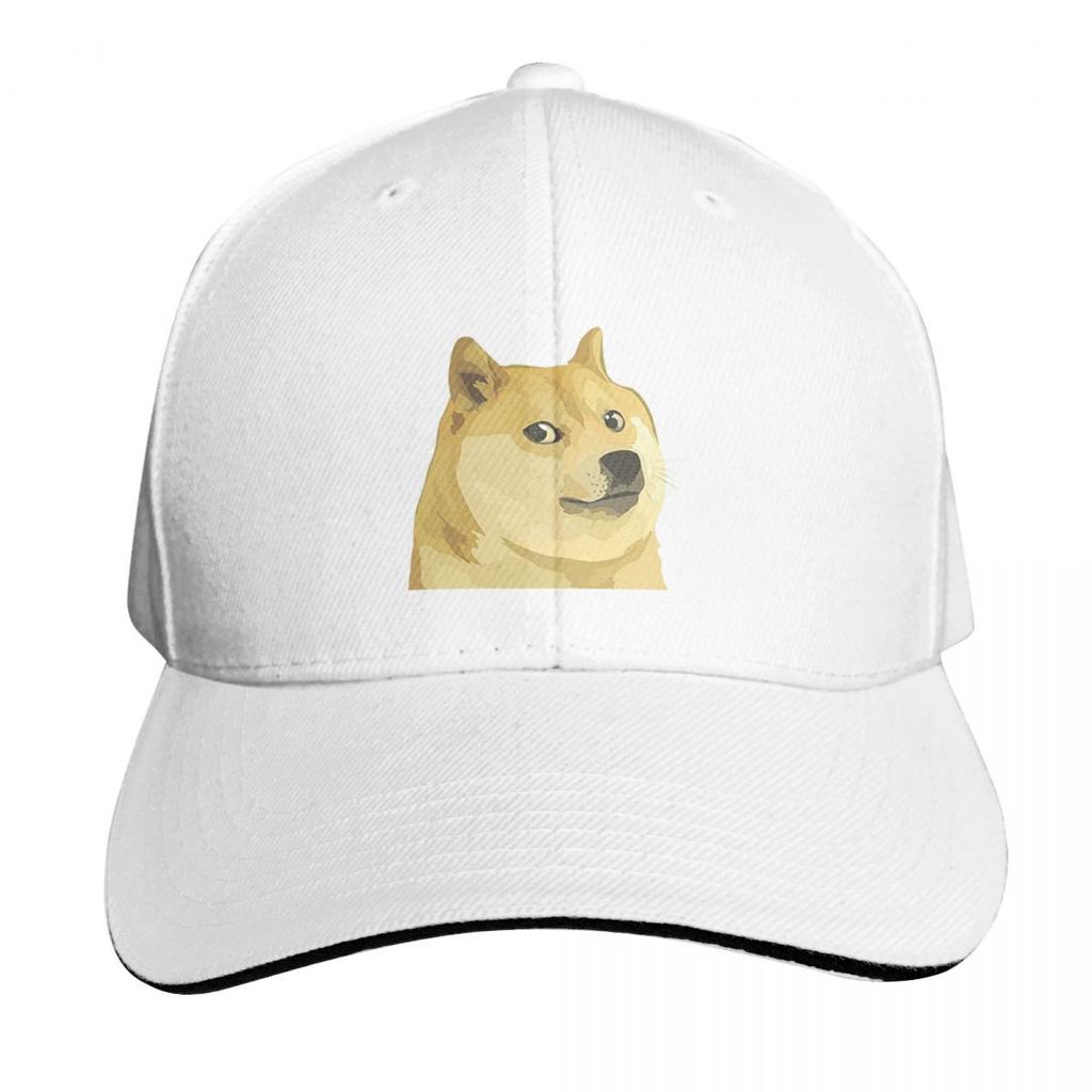 Doge The Dogecoin Funny Bitcoin Cap Fashion Casual Baseball Caps Adjustable Hat Hip Hop Summer Unisex Baseball Hats
