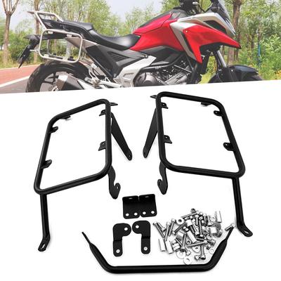 Подходит для Honda NC750X 2021-2023 Мотоцикл Боковые сумки-седла Опорные планки Защитные дуги Крепежные кронштейны Багажные кофры Боковой багажник NC750S