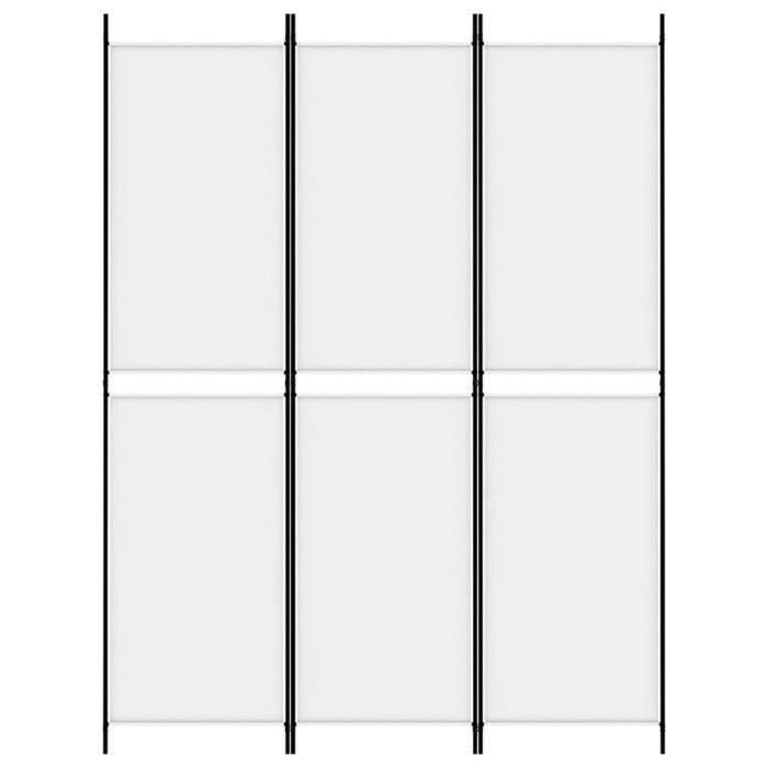 VidaXL Cloison de Séparation 3 Panneaux Séparateur de Pièce Pliable Diviseur Écran d'Intimité Paravent Décoration Salon 350226