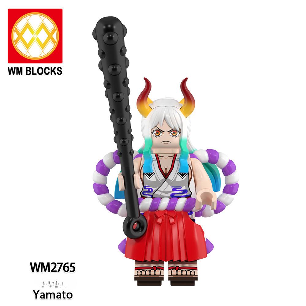 WM6189 персонажи мультфильма, строительные блоки, аниме, экшн-фигурки, аксессуары, модель, кирпичи, игрушки для детей