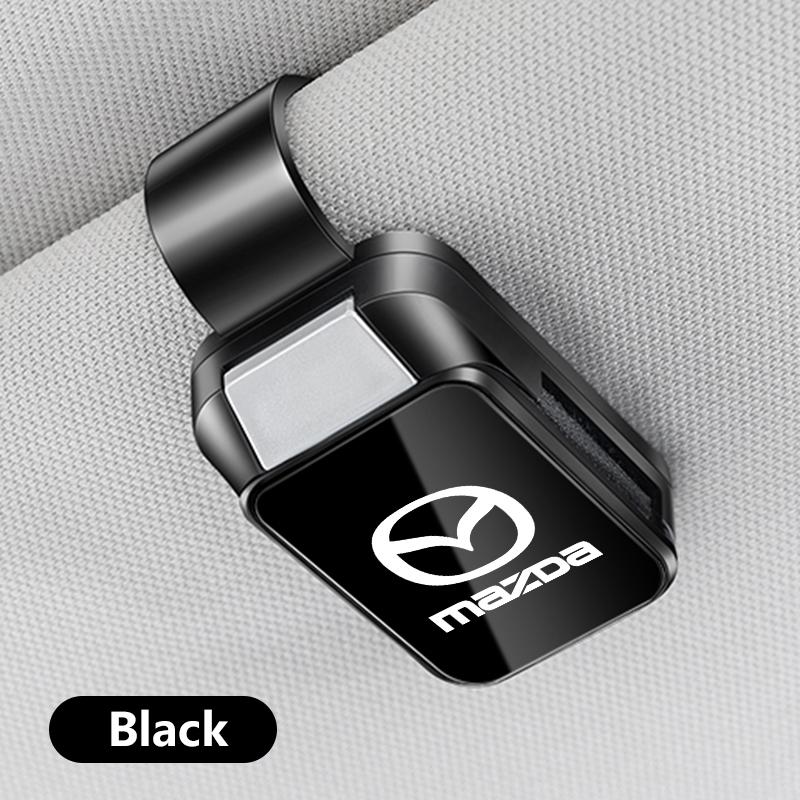Car Sunglasses Holder Eyeglass Hanger Clip For MAZDA 3 6 CX-30 Axela MX-5 CX-5 Atenza CX-3 CX9 CX-60 MPS 2025 Car Accessories FF29