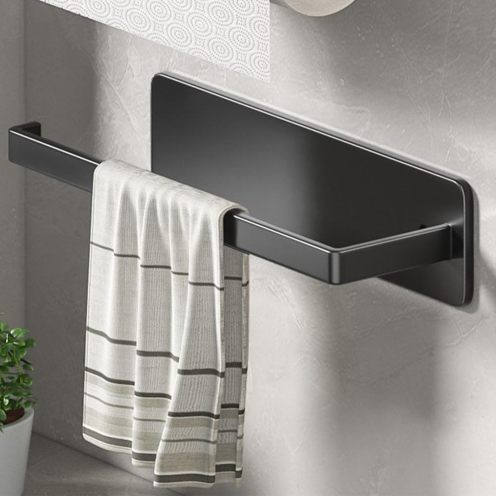 Iron Paper Towel Holder Gray Tissue Roll Holder Durable Kitchen Towel Rack  Space Saving
