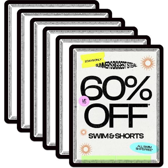 Magnetic Sticky Frames 4X6 with No-Residue Adhesive Backs,Work For Smooth Surface-Windows/Door/Glass/Ceramic,Black Dots Decoration Border,Photo Paper