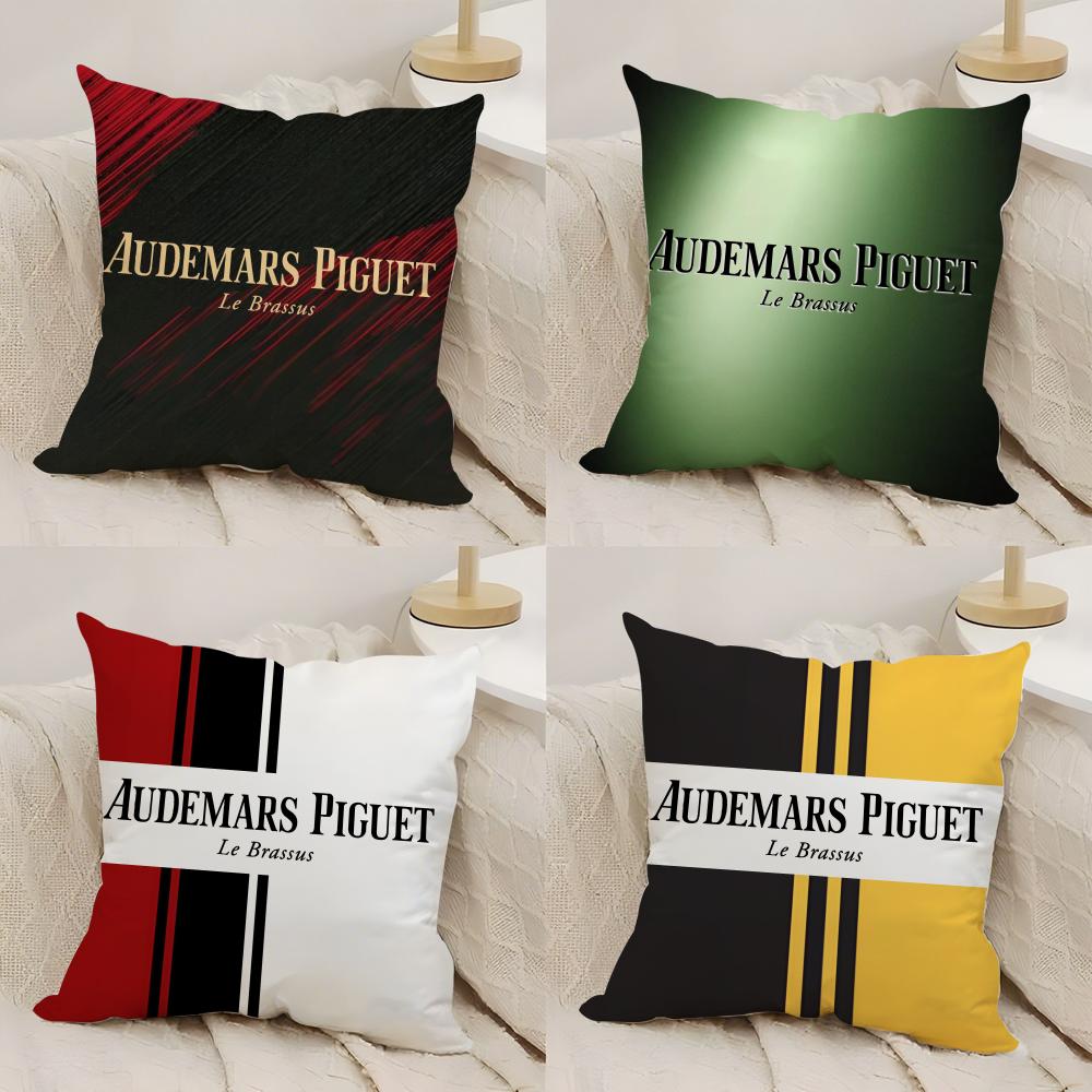 Watches AAudemarsPPiguet Cushion Cover Silky Short Plush DoubleSided Printed Pillow Case for Sofa All Seasons Home Decor Gift