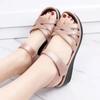 Summer Shoes for Women Fashion Wedges Casaul PVC Soft Sandals 36-40 Platform Shoes Open Toe Round Head Non-slip Sandals