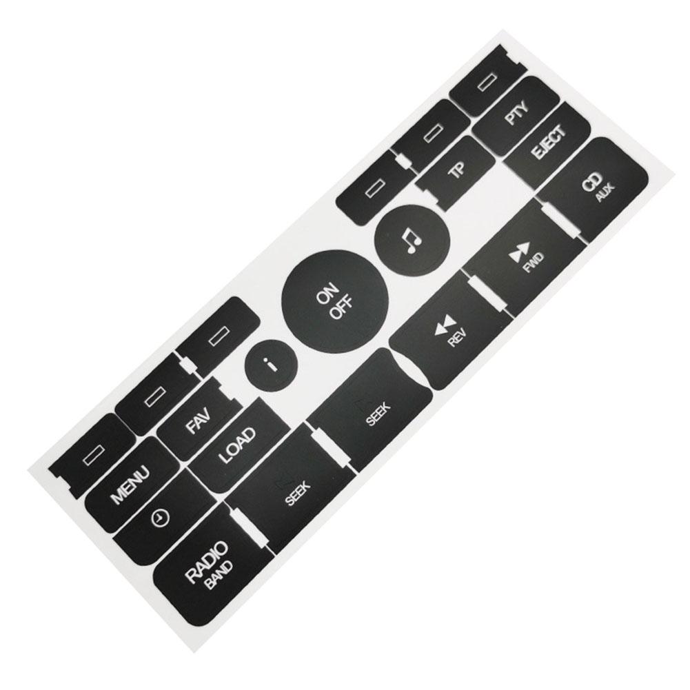 Control Cell Repair Decal 2007-09 Decal Stereo Radio Decal Black Decal With White Letters Firm Control Cell Fit For Saab 9-3