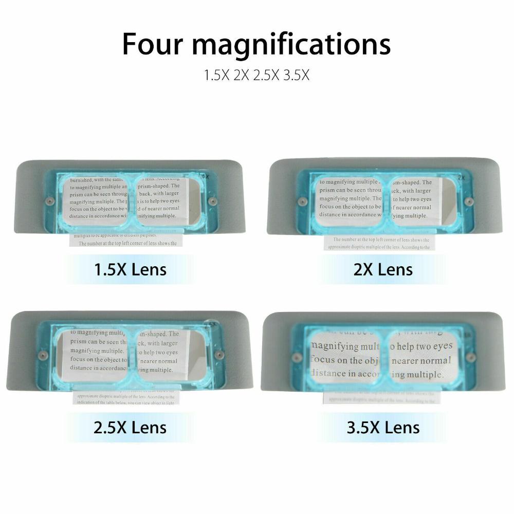 Лупа для ремонта ювелирных изделий, линза для чтения, лупа, увеличительное стекло с 4 линзами