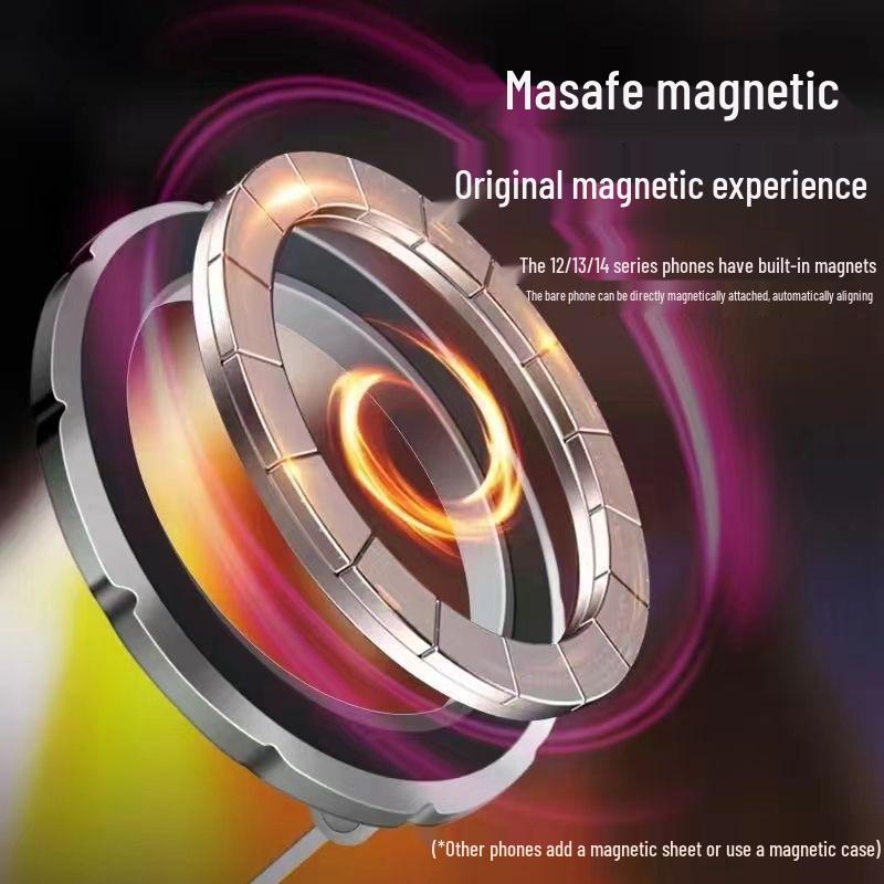 Автомобильный держатель для телефона на воздуховод с вращением на 360° и совместимостью с MagSafe