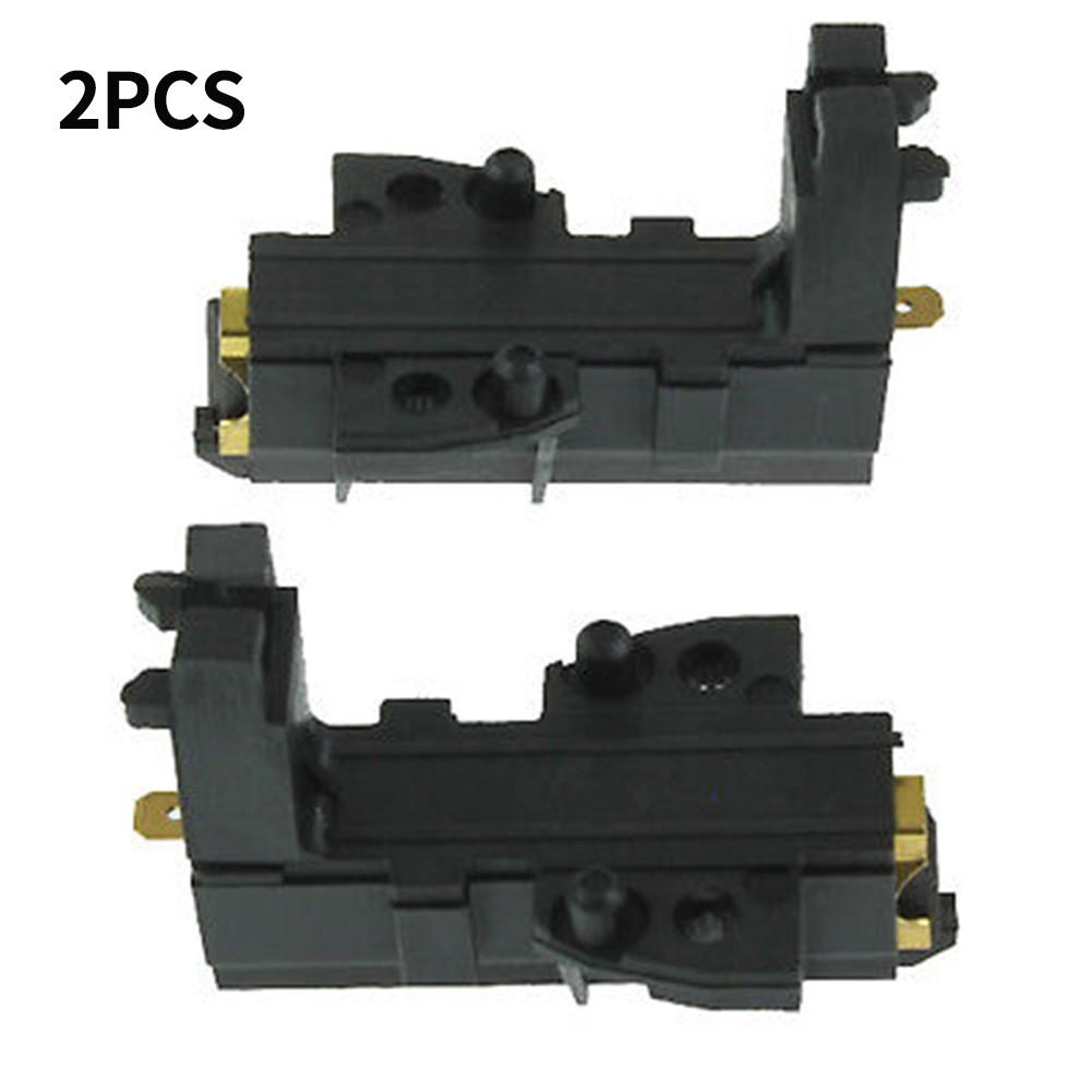 Угольные щетки пластиковые для стиральной машины 2 шт. черные