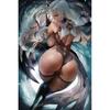 Print Game Lol Fox Ears Ahli Nude Sexy Girl Art Canvas Poster Living Room Bedroom Home Wall Picture