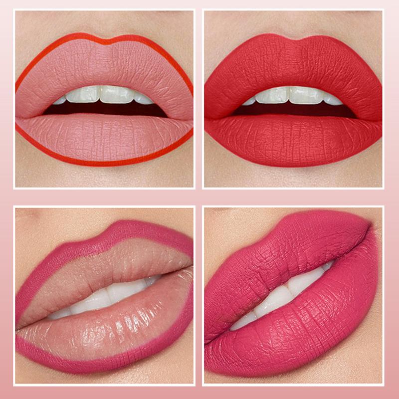 Lip Stain Marker Pen Liquid Dye Lip Tint Водостойкий Стойкий Карандаш Для Губ Увлажняющий Не Размазывающийся Матовый Макияж Для Губ