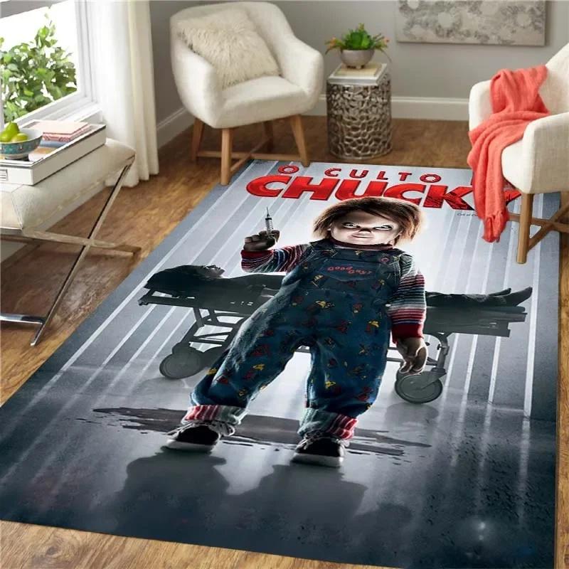 Ковер для гостиной в стиле хоррор Декор для дома Ковер под диван и стол Противоскользящая подушка для стула Коврик для отдыха Пикник Кемпинг Детское искусство