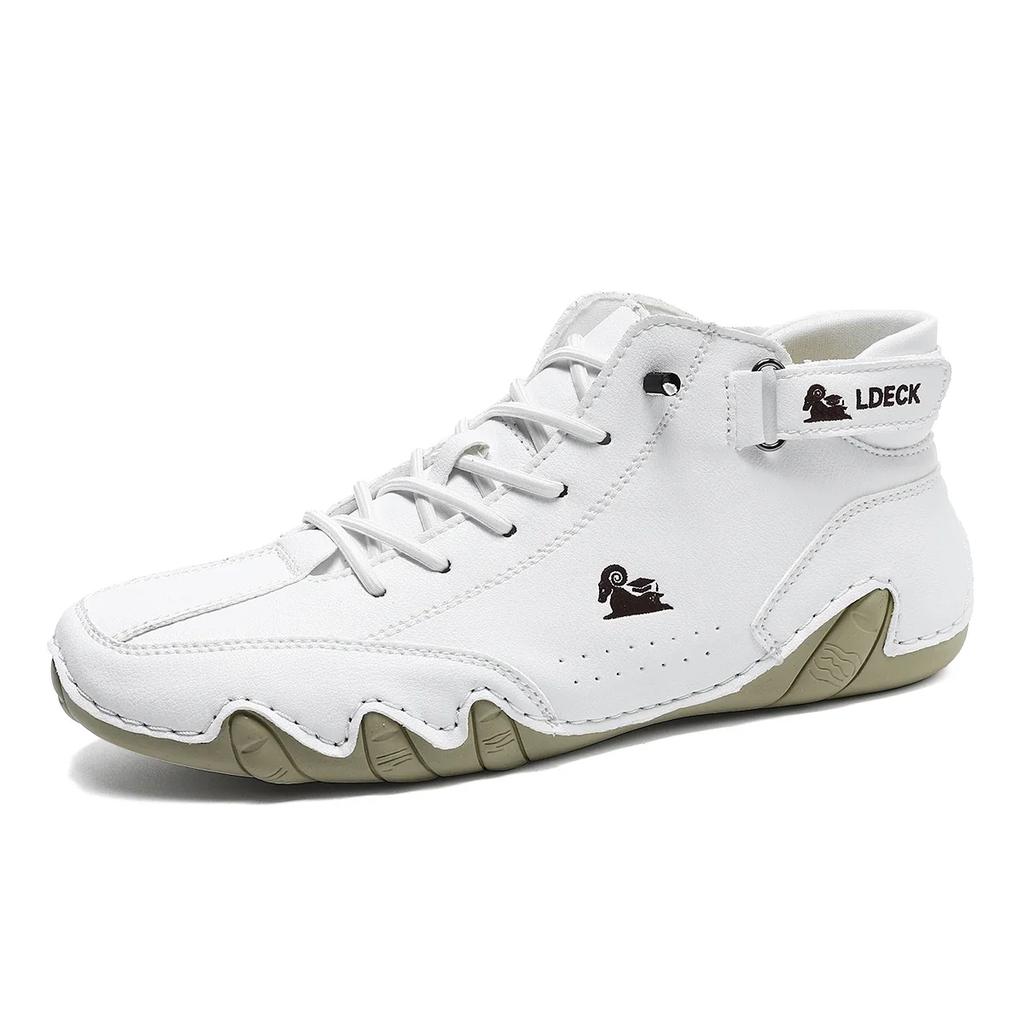 Мужские ботинки Повседневные мотоциклетные зимние ботинки Водонепроницаемые кроссовки с высоким верхом Роскошная обувь Лоферы для улицы