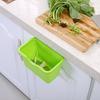 Kitchen Cabinet Door Plastic Basket Hanging Trash Can Waste Bin Garbage Bowl Box